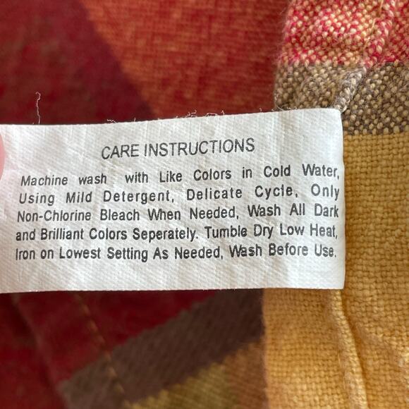 Avon Home Fashions Plaid Tablecloth Rectangle Autumn Fall Thanksgiving 20224 - Picture 7 of 8